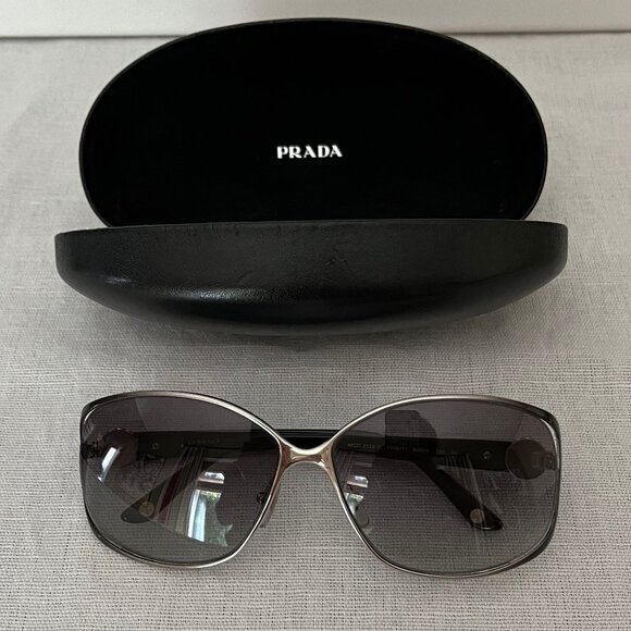 Versace Sunglasses - black and silver - Authentic - Picture 3 of 16